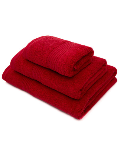 Gruby bawełniany ręcznik Timeless 550g/m2 Czerwony