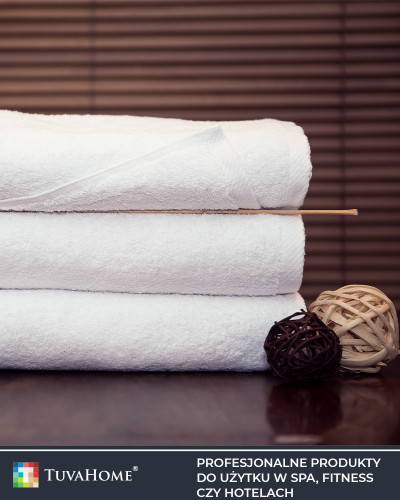 Ręczniki hotelowe Classic Diagonal Plus 500 g/m2 białe 2 rozmiary