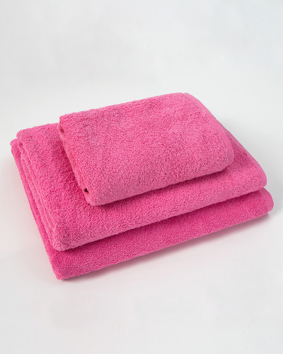 Bawełniany Ręcznik Frotte do rąk, kąpielowy, plażowy Simple różowy 400g/m2