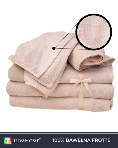 Niebarwione Niebielone Ręczniki 450 g/m2 dla alergika 2 rozmiary