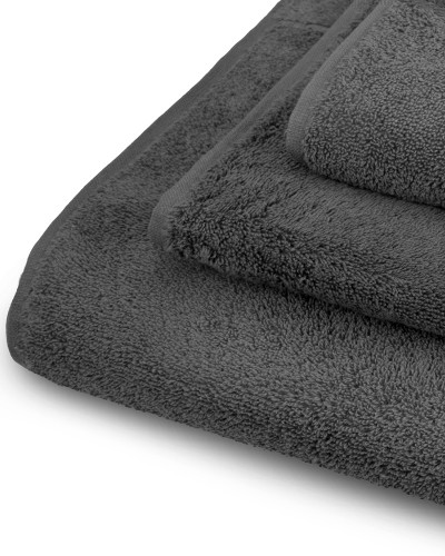 Gruby bawełniany ręcznik frotte Velvet 520g/m2 grafitowy 3 rozmiary