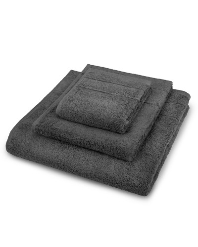 Gruby bawełniany ręcznik frotte Velvet 520g/m2 grafitowy 3 rozmiary