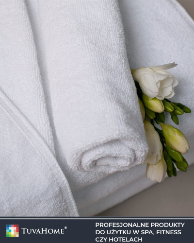 Ręczniki hotelowe Standard białe 450 g/m2 Ring spun 2 rozmiary