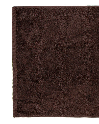 Zestaw 3 szt. ręczników brązowych frotte 70x140 cm