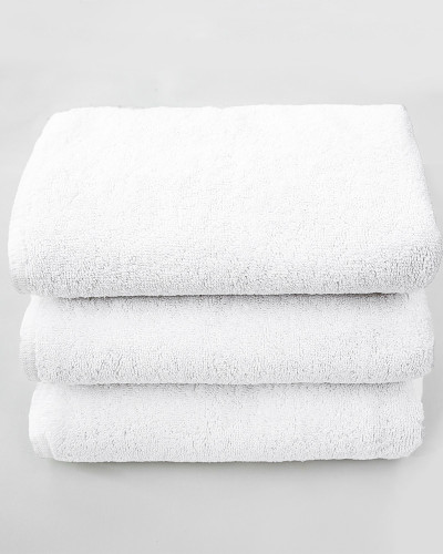 Zestaw 3 szt. Ręczników hotelowych premium biały 50x100 cm