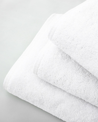 Zestaw 3 szt. Ręczników hotelowych premium biały 50x100 cm