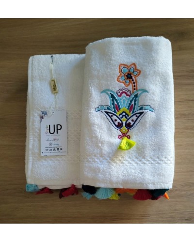 Elegancki zestaw ręczników w pudełku na prezent Style Up Biały